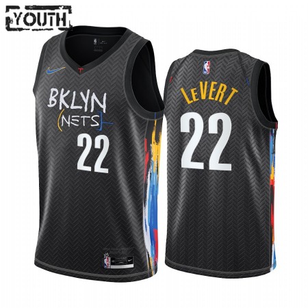 Kinder NBA Brooklyn Nets Trikot Caris LeVert 22 2020-21 City Edition Swingman